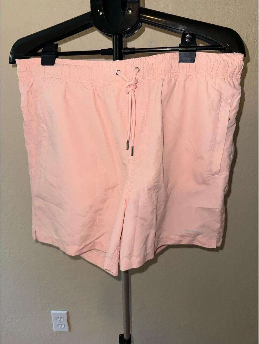 The Kooples Men’s Swim Trunks Pink 5” Inseam Mesh Lined XL NWT Drawstring Summer